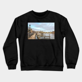 Henley Riverside With a Wonky Lamp Crewneck Sweatshirt